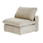 Ensemble de 3 canapés de salon, canapé de salon moderne avec pouf de rangement