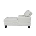 Chaise longue d'intérieur, canapé-lit, fauteuil rembourré pour chambre et salon avec rivets