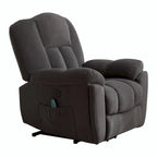 Fauteuil inclinable releveur électrique avec chauffage, massage et port USB