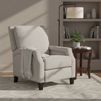 Fauteuil inclinable à dossier poussé et rembourré