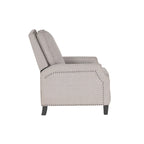 Fauteuil inclinable à dossier poussé et rembourré