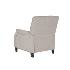 Fauteuil inclinable à dossier poussé et rembourré