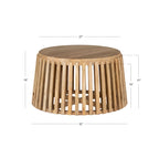 Table basse Asche en bois de manguier naturel