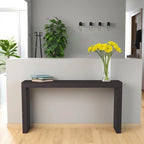   Black Wood Veneer Dillon Console Table