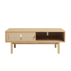 Table basse en bois de chêne Lucas pour salon