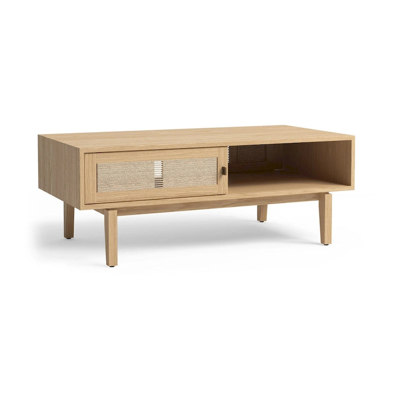 Table basse en bois de chêne Lucas pour salon