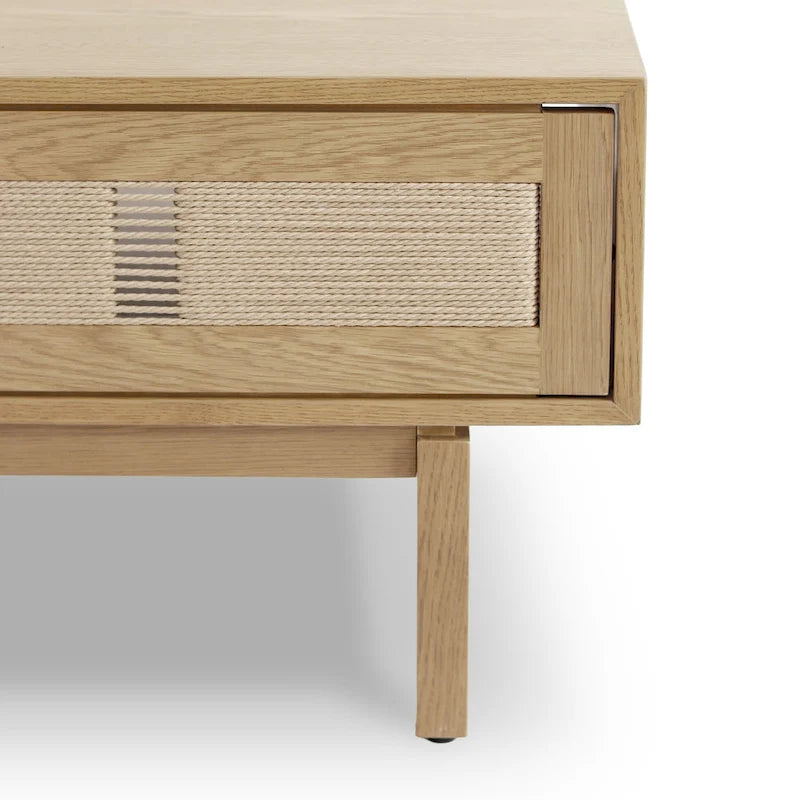 Table basse en bois de chêne Lucas pour salon