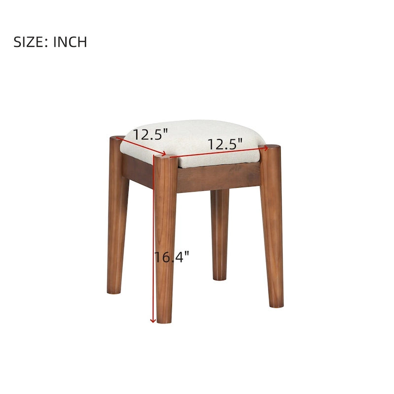 39Ensemble coiffeuse avec prise de charge et port USB et tabouret, table de maquillage avec 3 tiroirs de rangement, 1 tiroir en rotin rectangulaire