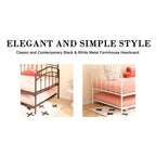 Calantha – Lit de repos double moderne en métal avec lit gigogne, canapé-lit peu encombrant, par